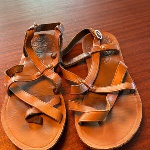 Brown Leather Roxy sandals
